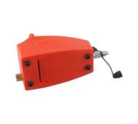 Pompe à vide pneumatique de 4,2 CFM pour systèmes de climatisation R12 R134a, outil d'évacuation pneumatique avec port ACME de 1,27 cm, corps en aluminium rouge