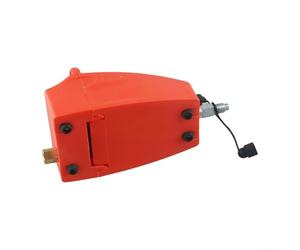 Pompe à vide pneumatique de 4,2 CFM pour systèmes de climatisation R12 R134a, outil d'évacuation pneumatique avec port ACME de 1,27 cm, corps en aluminium rouge