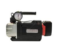 Pompe à vide sans balais 18 V CC avec manomètre et électrovanne, pompe fil for réfrigérant R32 R1234YF (2 pi3/min)