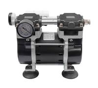 Pompe à vide sans huile 45 l/min 220 V 150 W max 2 bar standard G1/4 vitesse de filetage 1450 tr/min Faible bruit Excellente dissipation thermique Technologie à double piston pour des expériences
