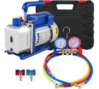 Pompe à vide VEVOR, puissance, débit d'air, 4CFM 1-3 HP manomètre, EU