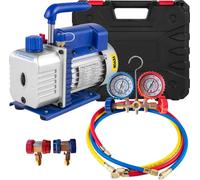 Pompe à vide VEVOR, puissance, débit d'air, jauge 4CFM 1-4HP, EU