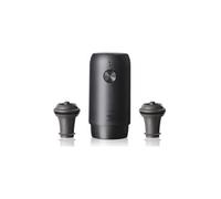 Pompe à vin 2 bouchons noir Vacu Vin 92004606