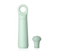 Pompe à Vin Vide d'aide Vacu Vin Wine Saver Loop - Conçue et Fabriquée Aux Pays-Bas - Le Bouchon à Vin Sous Vide Conserve Votre Vin Frais Jusqu'à 10 jours - Réutilisable - 1 Pompe, 1 Bouchon, Jade