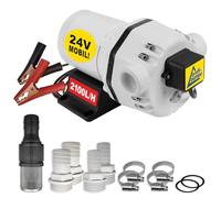Pompe AdBlue® 24V Pompe à Urée Pompe à Carburant Kit de ravitaillement Pompe à Membrane Chimique Auto-amorçante Moteur Électrique Puissant avec Enroulement en Cuivre 35LPM