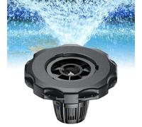 Pompe aérateur de bassin flottante avec jets à 360° et filtre, avec cordon d'alimentation de 10 m et tige en céramique pour une meilleure aération de l'eau dans les étangs, piscines et jardins