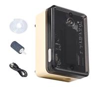 Pompe Aérateur Rechargeable - Barboteur D'oxygène À Coque Transparente, Dispositif D'aquarium Silencieux Et Durable | Air D'appât Vivant Portable, Équipement De Pêche À Charge Magnétique | Entretien D