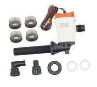 Pompe aérateur submersible 12 V 800 GPH pour applications Livewell et Baitwell avec design coudé à 90 degrés (2 filtres)