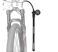 Pompe Air Fork - 300PSI Pompe à Choc Outil de Réparation de Vélo, Adaptateur de Valve Pompe Fork | Pompe à Air pour Vélo en Alliage d'aluminium sans Buse de Perte d'Air , Outil de Réparation de Vélo