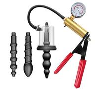 Pompe Anale Manuelle sous Vide, Pompe Rosebud, Masseur de Prostate, Dilatateur Anal, Stimulateur, Jouet Érotique pour Hommes et Femmes(XXL)