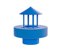 Pompe artificielle pour fontaine de bassin, 10 x 10 x 13,3 cm, atomiseur, humidificateur, design flotteur en eau profonde, pour caractéristiques d'eau décoratives et spas (A bleu)