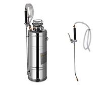 Pompe atomiseur d'arrosage manuelle de 4 à 12 L en acier inoxydable pour nettoyage de jardin et sol (couleur : 10 l 3 gal) (12 l 3,5 gal)