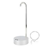 Pompe Automatique électrique pour Distributeur d’Eau de Bureau, Distributeur de Bouteilles d’Eau Potable de comptoir avec Batterie de 1800 mAh, pour Usage à Domicile, au Bureau ou (Argent)