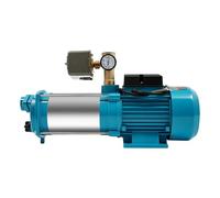 Pompe centrifuge 1300 W avec pressostat Manomètre Station d'eau domestique Pompe d'irrigation Pompe d'irrigation Pompe à eau domestique Pompe centrifugal pour l'irrigation de bassin, arrosage du