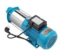 Pompe centrifuge 1300 W en acier inoxydable 1,8 HP 220 V Pompe à eau domestique Pompe de jardin avec interrupteur de pression Pompe à jet pour fermes, étangs, jardins, irrigation