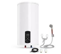 Pompe centrifuge 1300 W en acier inoxydable avec interrupteur à pression et manomètre, 4000 l/h, hauteur de refoulement de 98 m, pompe de jardin autoamorçante IP44, 2,5 cm, pour irrigation de jardin