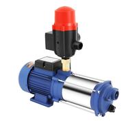 Pompe centrifuge 2500 W avec bouton poussoir, hauteur de refoulement élevée 100 m | Grand débit 66,7 l/min pour arrosage du jardin, étang à poissons et agriculture | Protection contre l'eau IP44