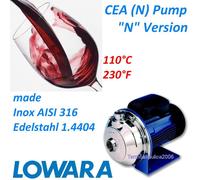 Pompe eau centrifuge en surface Acier 316 liquides agressifs 400V Lowara CEA(N)