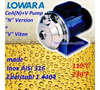 Pompe centrifuge monocellulaire AISI316FPM CEAM70/5N+V 0,55kW 1x230V Lowara CEA