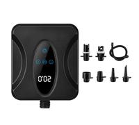 Pompe compresseur électrique Portable Haute Pression 20PSI avec 6 Buses gonflage Mode Affichage numérique et arrêt Automatique pour Bateau Gonflable Planche de Surf Paddle Debout