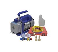 vidaXL Pompe d'aspiration à un étage et manomètres à 4 voies