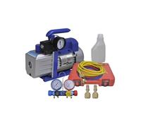 vidaXL Pompe d'aspiration à un étage et manomètres à 4 voies