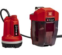 Pompe d¿évacuation pour eaux claires sans fil GE-PP 18 RB Li-Solo Power X-Change (18 V,max. 2 bar,débit max. 3000 L/h,boîtier de batterie flexible) Livré sans Batterie ni Chargeur