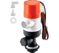 Pompe d'aération de réservoir VEVOR 12 V 500 GPH à passage direct pour double entrée, boîtier ABA, cylindre moteur amovible, résistant à la corrosion, convient pour l'eau douce et l'eau salée