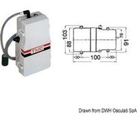 Pompe d'aération pour aquarium, alimentée par batterie Osculati 16.201.00