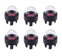 Pompe D'amorçage du Carburateur, 6 Pièces Pompe à Ampoule D'apprêt Enfichable, Ampoule de Carburant D'apprêt Enfichable Universel, Pompe à Ampoule D'apprêt pour Tondeuse à Gazon, Soufflant