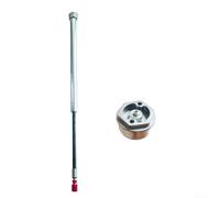 Pompe d'amortissement hydraulique pour fourche avant VTT permettant une application précise de la pression lors de l'étalonnage du circuit de rebond et de compression (A)