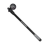 Pompe d'amortisseur pour VTT - Pompe à ressort pneumatique - Fourche - Manomètre - Valve universelle en alliage d'aluminium - Tuyau rotatif - Affichage numérique - Sac de rangement inclus