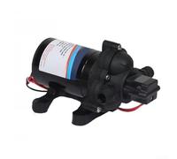 Pompe d'appoint à membrane à haut débit avec interrupteur de pression réglable pour irrigation de jardin, lavage de voiture, plastique noir pour système à la demande pour la maison et l'extérieur