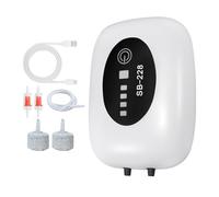 Pompe D'aquarium Portable - Aérateur Rechargeable Silencieux, Deux Vannes De Sortie Pour Un Apport Uniforme En Oxygène, Conception Compacte Et Puissante Avec Une Utilisation Facile | Parfait Pour L'au