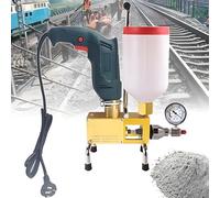 Pompe d'arrêt de fuite, machine à joints haute pression 1100 W avec injection de polyuréthane, pistolet à coulis électrique, idéale pour piscine, toit de maison et fissures de béton, réparation