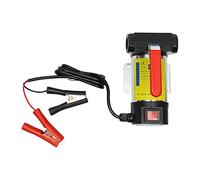 Pompe d'aspiration d'huile électrique 12 V 200 W Pompe diesel auto-amorçante 45 l/min Pompe de vidange d'huile Pompe à carburant avec moteur en cuivre, rotation avant et arrière, pistolet de pompe et