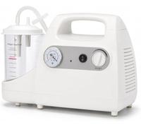 Pompe d'aspiration électrique portable, contrôle de vide réglable, 25 | Fonctionnement à un bouton avec manomètre à vide, bouteille de collecte anti-débordement et réglage de la pression en continu