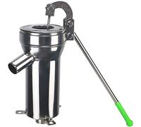 Pompe d'aspiration en acier inoxydable, pompe de puits à pression manuelle, pompe à main de puits de presse à eau de style ancien, augmente le débit d'eau, pompe de pichet pour la maison/la cour/le ja