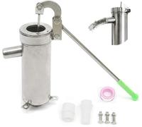 Pompe d'aspiration, Pompe de puits Manuelle, Pompe à Eau pour puits Profonds en Acier Inoxydable, Pompe à Main, Pompe d'aspiration pour Eau souterraine pour Maison, Jardin ou Cour