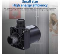 Pompe DC Brushless - 12V 700L/H 20W Micro Brushless Pump 5m/16.4FT High Temperature Booster Pump for Fish Tank Fountain Pool Pond Aquarium Toilet