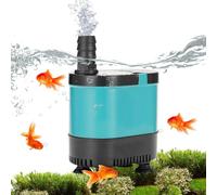 Pompe de bassin | Pompe submersible étanche et amovible, de fontaine d'eau Durable, pour fontaine de jardin, étang à poissons, réservoir de poissons, oxygénation
