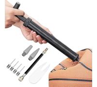 Pompe De Calcium - Outil D'Inflation À Bille Portable Compact, Kit De Compresseur D'Air Sport Pour Extérieure | Flammateur Manuel Haute Puissance Pour Football, Volley-ball, Basket, Pratique Sur Le