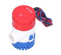 Pompe de Cale 12 V/24 V 350/500/750/1100 GPH, Pompe de Cale à Faible Bruit, Interrupteur Semi-automatique Petite Pompe Submersible électrique pour Vidange Fournir de L'énergie(24V-500 GPH)