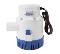 Pompe de Cale 3700 GPH pour les Bateaux, Faible Bruit, 12V 24 V Pompe de Cale de Règle électrique avec Boîtier en Plastique en Plastique, adapté aux Bassins de Bassins (24V)