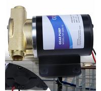 Pompe de cale auto-amorçante 12 V 120 W - Pompe de vidange d'eau 23 l/min - Pompe de lavage de pont - Pompe de 3 m - Bruit ≤ 38 dB - Pompe à eau pour pompes, drainage, drainage de bateau