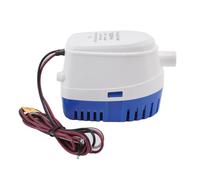 Pompe de cale automatique 12V - mini pompe submersible avec interrupteur à flotteur, antichoc, pour bateau & caravane, fusible 3A/6A inclus