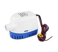 Pompe de cale automatique, pompe à eau de cale de bateau submersible automatique marine de bateau de 1100GPH 12V avec interrupteur à flotteur