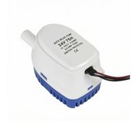 Pompe de Cale Automatique Pompe de Cale Submersible Évacuation Marine Vidange Bateau Drainage eau Pompe Compacte à Mécanisme Automatique Installation, 12V 1100
