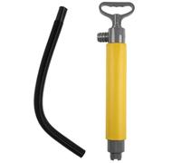 Pompe de cale avec tuyau d'extension, pompe à cale manuelle portable avec poignée sans glissement, outil de survie à l'extérieur sauvetage pour bateau en canoe en kayak, sports nautiques