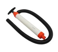 Pompe de Cale Manuelle, Pompe à Main en Plastique Technique avec Tuyau pour Bateaux Kayak canoë, Pompe Compacte et Légère (WHITE)